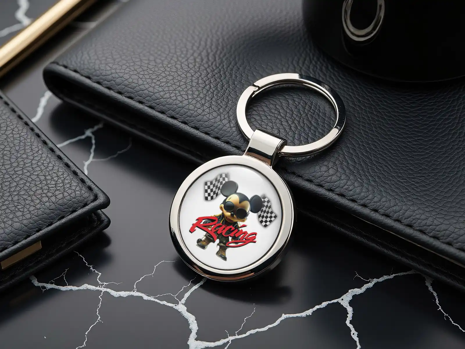 Metal Keychain Sports Style and Alloy Build